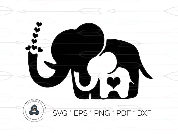 Free Free 262 Silhouette Cute Baby Elephant Svg SVG PNG EPS DXF File