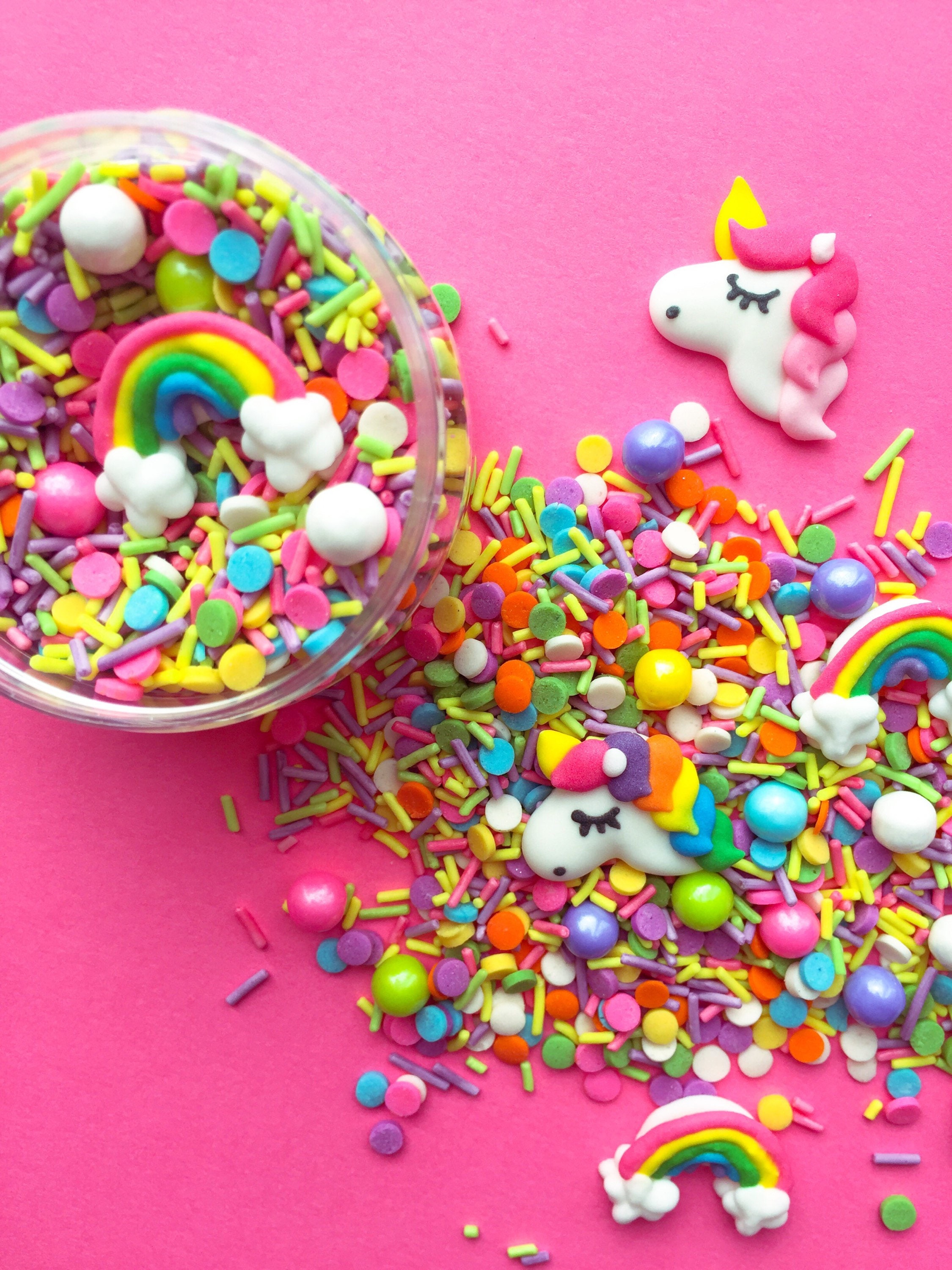 Unicorn sprinkles sprinkle mix rainbow birthday