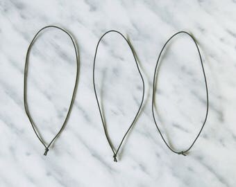 SET of 3 elastic rubber bands for your Traveler's Notebook or diary - Midori Planner - Fauxdori || ALL SIZES