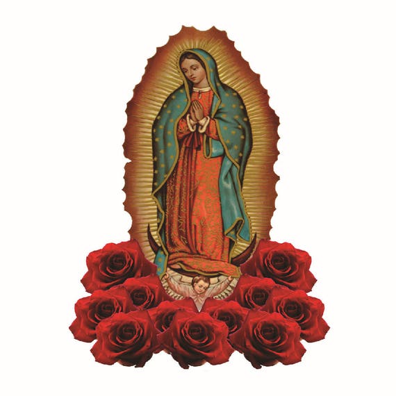 Virgen de guadalupe virgin mary sticker decal calcomania