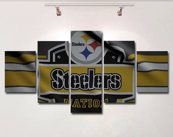steelers wall art | etsy steelers wall art | etsy