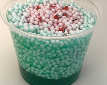 Watermelon Crunchy Floam Slime