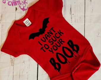 I vant to suck your boob bodysuit