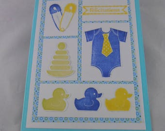 Baby boy congratulations card