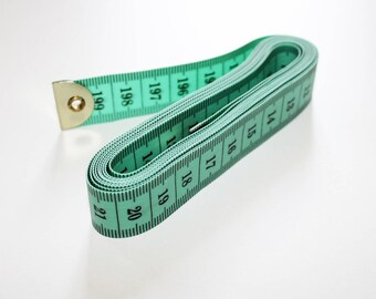 Tape 200 cm, 2 m sewing meter, pastel green