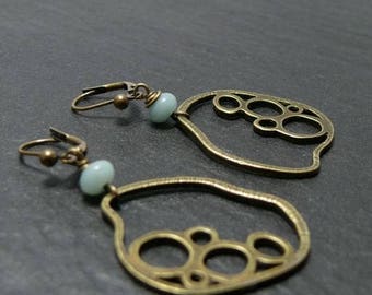 Celestial cloud earrings