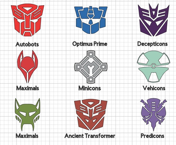 transformers autobot and decepticon symbols