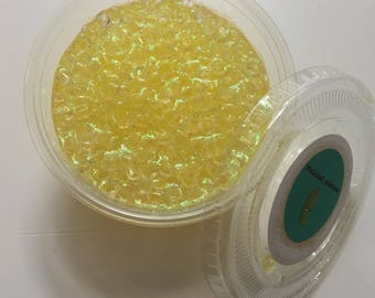 Frozen lemonade crunchy slime~4oz~scented like lemons!