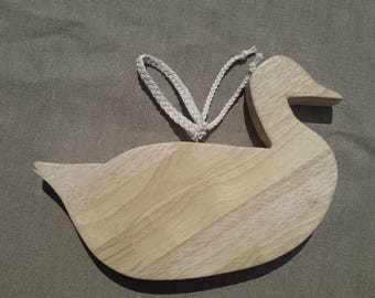 The foie gras duck shaped cutting board!