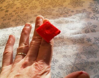 gorgeous red and one Adjustable ring