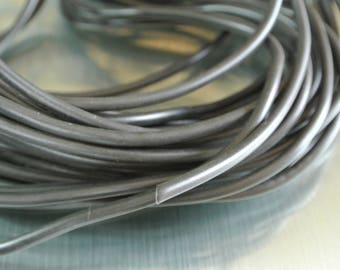 One meter of rubber cord black buna cord full 4 mm
