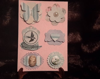 Embellishments for scrapbooking 3D