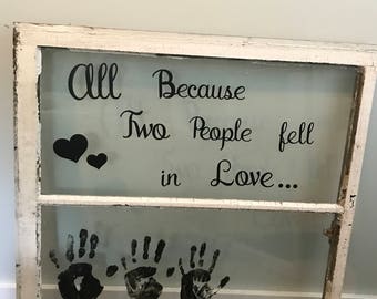 Antique window decor