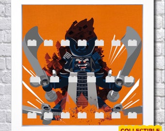lego ninjago minifigure display case