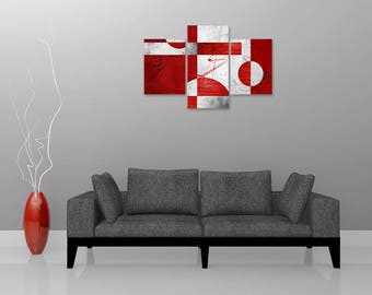 Painting triptych triptych abstract design, digital art, abstract painting, digital painting