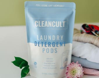 Natural Laundry Detergent, Vegan Laundry Soap, Organic Laundry Detergent, Fragrance Free Laundry Soap, Hypoallergenic Detergent, Powder Soap