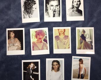 Taylor Swift Polaroids Mini Vintage Style Set of 10