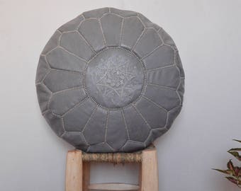 leather poof of Morocco, morocco pooffe,ottoman poof