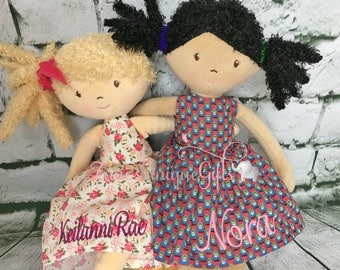 personalised bears and rag dolls