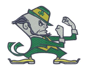 Notre Dame Fighting Irish Embroidery Design - 5 SIZES