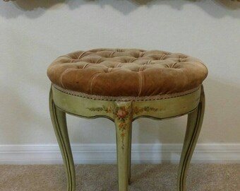 Vintage vanity stool | Etsy Vintage vanity stool | Etsy