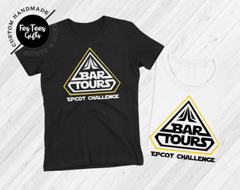 Bar Tours Epcot Challenge Food and Wine Shirt Fast Shipping