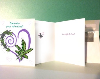 Awesome 77 Cannabe Your Valentine Card With Joint
