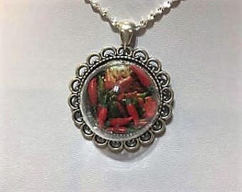 Chili Pepper/ Silver/ Gold JV-1650/7 Silk Brocade main image 0