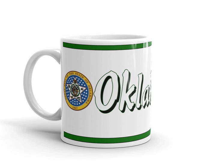 Oklahoma Mug, Oklahoma Keepsake, Oklahoma Memorial, Oklahoma Pride, Oklahoma Coffee Cup