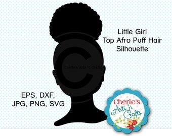 Little Girl Silhouette African American Girl Silhouette
