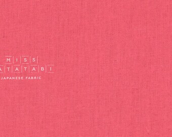 Japanese Fabric Kokka Tayutou solids - pink - fat quarter