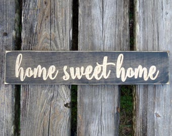 Home sweet home sign | Etsy