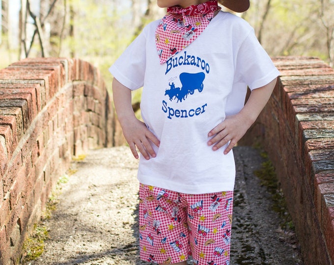 Toddler Boy Outfit - Cowboy Outfit - Barnyard Birthday - Toddler Clothes - Barnyard Party - Baby Boy - Little Boy Outfit - 6 m - 8 yrs