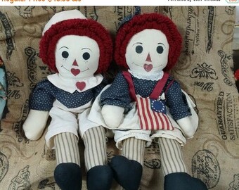 super sale americana Raggedy Ann and Andy Dolls