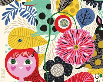 Good Things Will Come - limited edition giclee print of an original illustration (8 x 10 in)