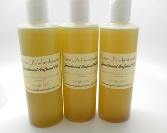 Organic Jewel Weed Infused Oil-Poison Ivy Treatment-Poison Sumac-Poison Oak jewelweed salve- jewel weed-Soapmaking-tincture-8 oz.
