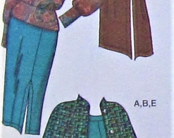 Cape and Gauchos Sewing Pattern UNCUT Simplicity 3991 Sizes 18-24 Plus Size