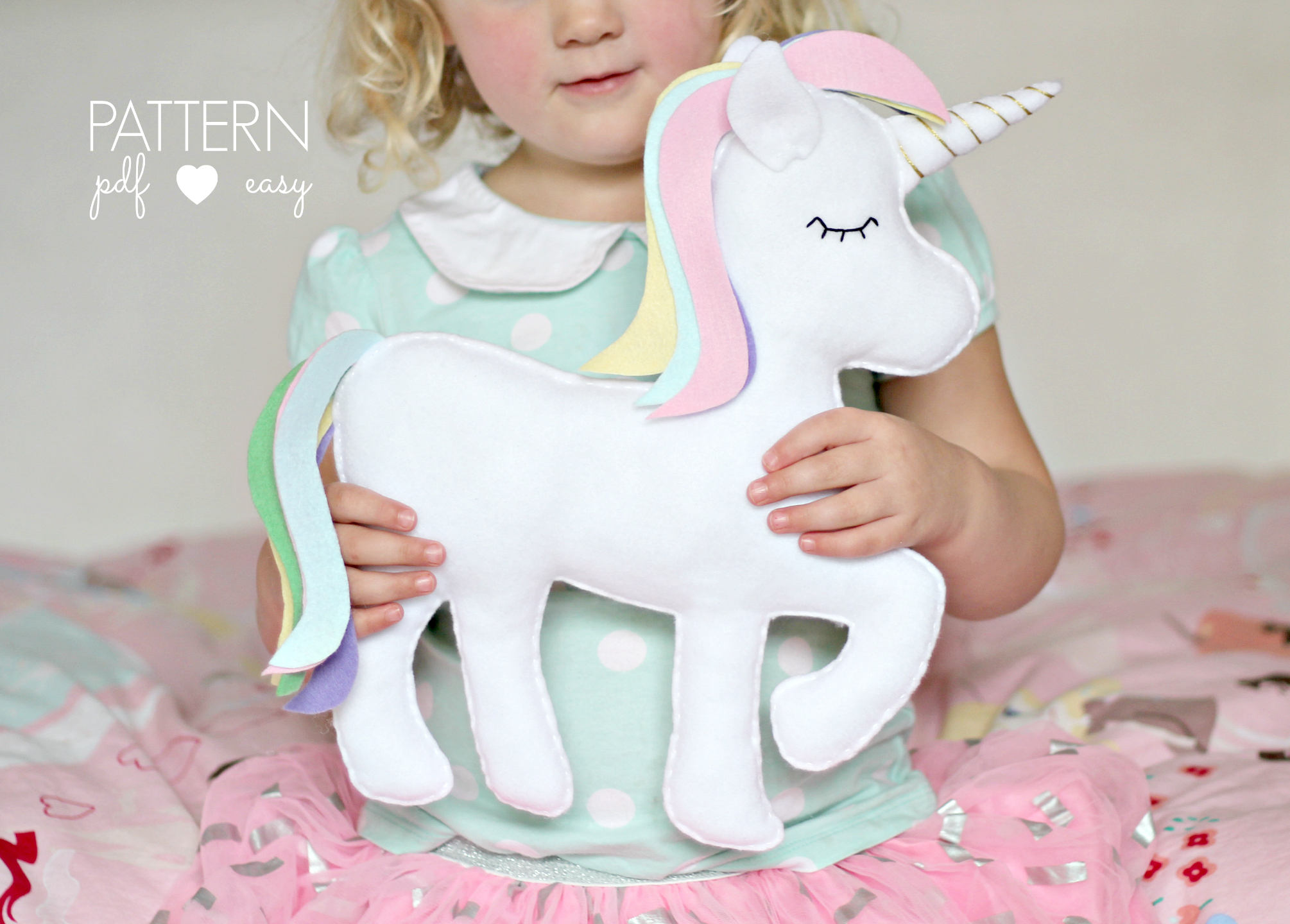 pdf unicorn pattern unicorn svg felt toy unicorn unicorn