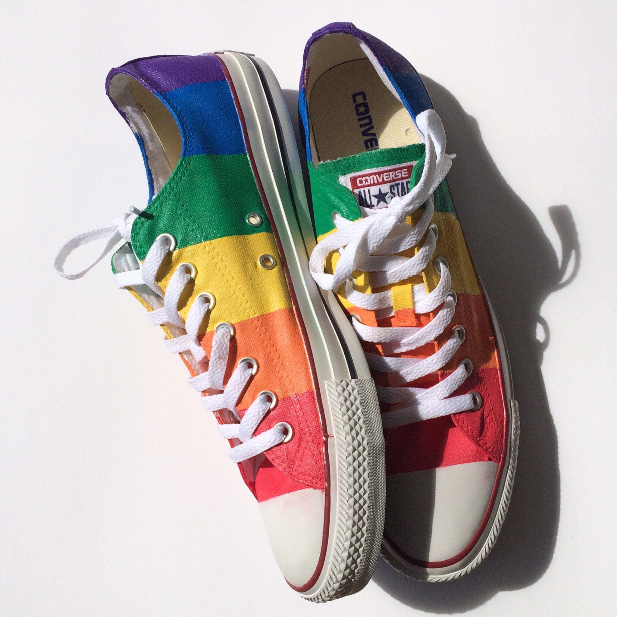 name brand gay pride shoes