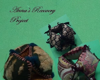 SPECIAL Anna's "Recovery" Project Pattern - Pillow Ball Pin Cushion Electronic Pattern - By Anna Worden Bauersmith