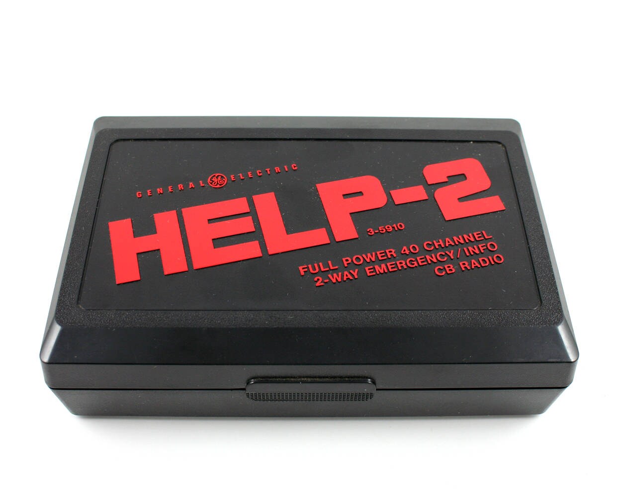 Vintage 1980s portable emergency CB 2way radio GE Help2