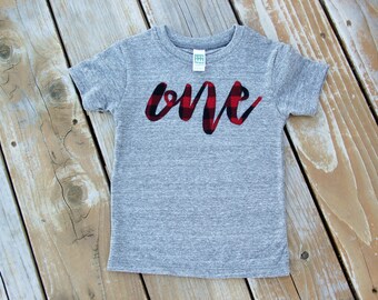 Lumberjack First Birthday Shirt, First Birthday, Boys First Birthday, One Shirt