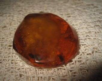 Natural Baltic Amber vintage pendant H.7 cm W.36 grams
