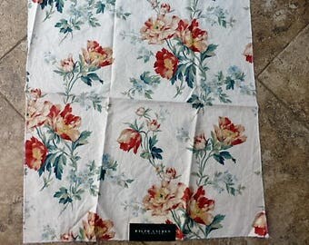 Ralph Lauren Floral Fabric Sample #4