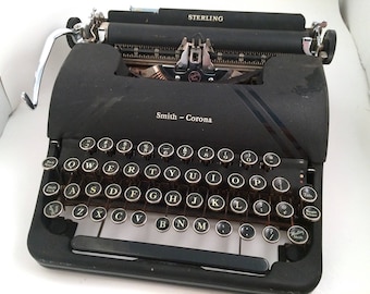 Smith Corona Sterling Manual Typewriter - Display