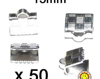 50 greenhouse Ribbon 15mm silver wire