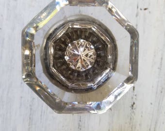 Antique Vintage Glass Door Knob Hardware