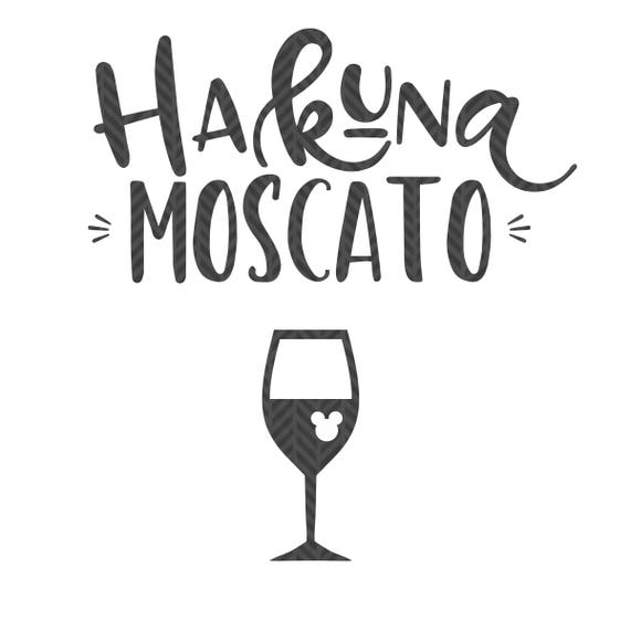 Download Hakuna Moscato food and wine SVG file