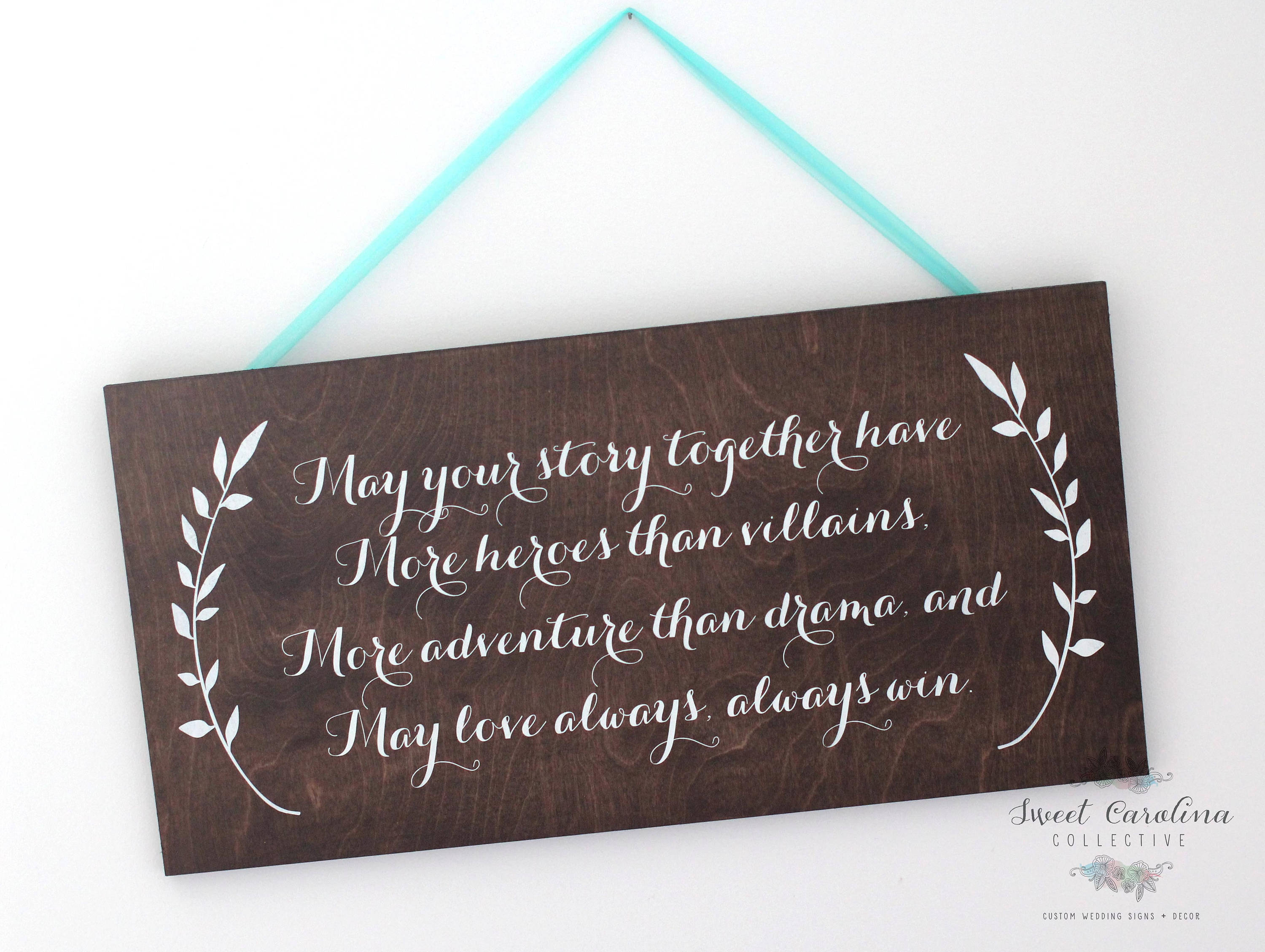 May Love Always Win Rustic Wedding Sign Wooden Wedding Signs