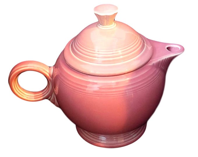 Vintage Teapot, Fiesta Ware Collectible Teapot, Homer Laughlin Porcelain Teapot, Vintage Tea Pot, Retro Teapot, Ceramic Teapot